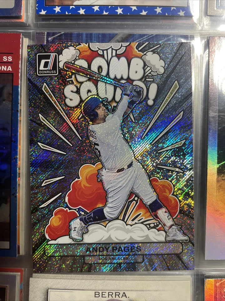 2023 Panini Donruss Andy Pages Bomb Squad No. BS6 Los Angeles Dodgers NM/M - Image 1 of 1