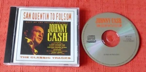 JOHNNY CASH CD ALBUM - SAN QUENTIN TO FOLSOM (BESTE DER GEFÄNGNISKONZERTE) - Bild 1 von 4