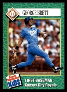 George Brett #162 Royals 1990 Sports Illustrated para niños ~ ¡envío,99 USD! - Imagen 1 de 2