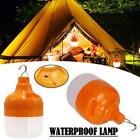 USB Rechargeable LED Bulb Light Solar Powered Portable Camping Lamp Outdoor J9L9