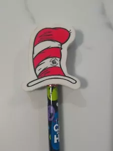 GOMME E MATITE GIGANTI DR. SEUSS DIVERTENTI GATTO CON CAPPELLO NUOVE! - Foto 1 di 5