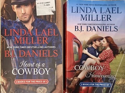 lot( 2-in-1) B.J. DANIELS and LINDA LAEL MILLER (2 pb/4 stories)   - Imagem 1 de 2