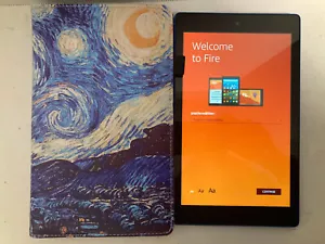 Amazon Kindle Fire HD 8 (6th Generation), Wi-Fi, 8in - Blue - Picture 1 of 2