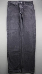 Pantalones de mezclilla Levi's 512 2016 ajustados elásticos negros talla 34x34 (MSR 34x32) - Imagen 1 de 9