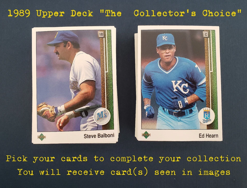 1989 Upper Deck Baseball  The Collector's Choice #2-300 Choose Your Cards - Image 1 of 1