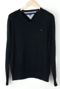 TOMMY HILFIGER Herren Lässig Strickpullover Größe S #6 - Bild 1 von 7