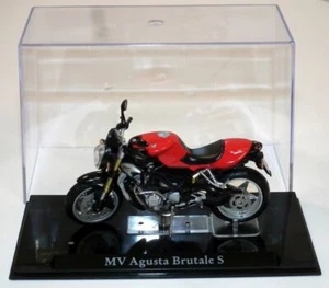 MOTO MV AGUSTA BRUTALE S - 1:24 - EN CAJA CON SOPORTE/ESTUCHE - Imagen 1 de 3