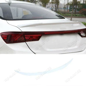 ABS Pearl White Rear Door Tail Trunk Spoiler Wing Lip For Kia Forte K3 2019-2020 - Picture 1 of 2