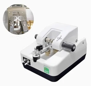 Lens automatic slotting machine half frame glasses lens slotting machine - Picture 1 of 8