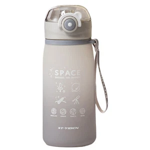 630ml Water Bottle Food Grade Motivational Comfortable Grip Water Jug Convenient - Picture 1 of 14