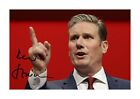 Keir Starmer Colour Poster reproduction signature A4 size choice of frame