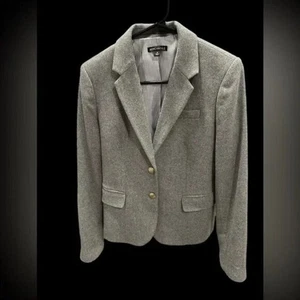Blazer escolar J.Crew gris mercantil mezcla de lana talla 8 - Imagen 1 de 9