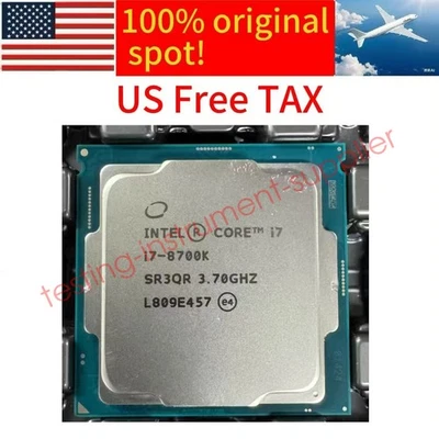 8Th Gen Intel Core i7-8700K SR3QR 3.7GHz 6-Core 95W LGA 1151 CPU Processor - Image 1 of 4