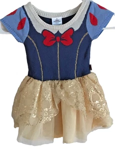 Disney Princess Snow White Dress, 18M, Knit top Tulle Skirt Baby Outfit Costume - Picture 1 of 4