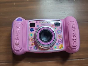 Vtech Kidizoom Camera Pix Digital Photo Recorder Games Pink Purple Tested Works - Picture 1 of 5