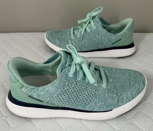 Kizik Lima Sneakers Hands Free Schuhe Damen US 9 Weite Herren 7,5 Mintgrün Strick - Bild 1 von 12