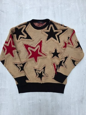 Pullover Mens Louis Vuitton Size S Color Brown Knit With Star LV - Image 1 of 4