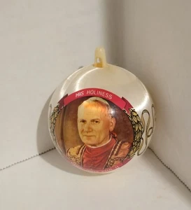 VINTAGE BRADFORD CHRISTMAS ORNAMENT PAPST JOHN PAUL II 1979 - Bild 1 von 6