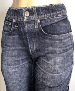 NWOT RAG & BONE MIRAMAR JOGGERS trompe-l'oeil MEREST PRINTED Faux Denim Pants XS - Picture 1 of 12