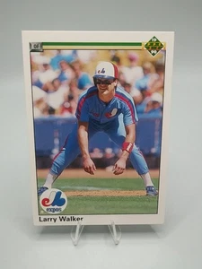 1990 Upper Deck Larry Walker #466 Rookie Card RC Montreal Expos QTY - Picture 1 of 2