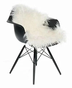 Genuine Tibetan Mongolian Lamb Sheepskin Fur Pelt Throw Fur Area Rug Carpet C... - Picture 1 of 8