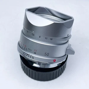 Parasol de aleación para lente Voigtlander COLOR-SKOPAR 50 mm F2,2 VM metal aluminio - Imagen 1 de 9