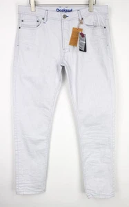 DESIGUAL Lucas Jeans EUR36 Men's Slim Fit Stretch Light Blue Cotton - Picture 1 of 11