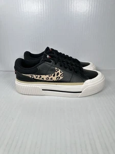 Talla 8 Nike Mujer Court Legacy Lift Negro Vela Picante Rojo Caqui HF9548-001 - Imagen 1 de 7