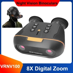 Telescopio de visión nocturna montado en la cabeza VRNV100 3D VR 8K 8X binocular con zoom digital - Imagen 1 de 24