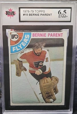 78-79 Topps Bernie Parent KSA 6.5 🚨🚨🚨 Philadelphia Flyers  - Image 1 of 2
