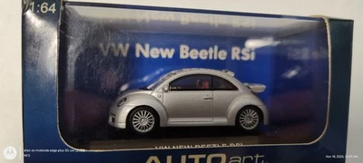 Volkswagen Beetle RSI plateado nuevo 1:64 AutoArt 2019 sin usar, en caja raro Foto 1 de 4