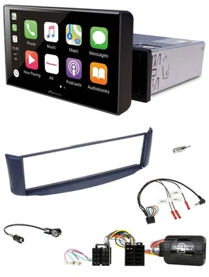 Pioneer Bluetooth Lenkrad DAB USB Autoradio für Smart ForTwo 2004-2007 blau - Bild 1 von 4