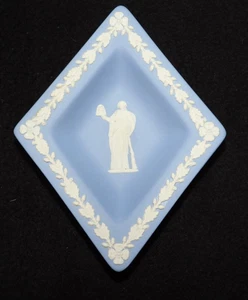 Vintage Wedgwood blau Jasperware Diamant Schmuck Schale - Bild 1 von 8