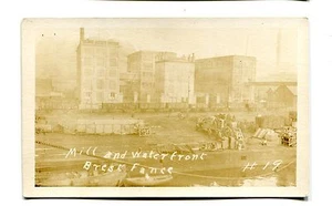 Vintage Postcard RPPC Brest France Mill & Waterfront  - Picture 1 of 2