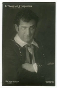 Foto-Ak Hugo Erfurth Opernsänger W. Staegemann Barbier v. Sevilla Dresden 1916 - Picture 1 of 2