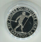 Jugoslawien 500 Dinar Sarajewo Olympiade Skilanglauf 1984 Silber PP (M2172)