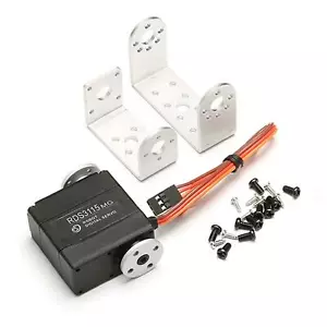RDS3115MG 17KG Dual Shaft Digital Metal Gear Servo 180° 270° Angle for RC Robot - Picture 1 of 9