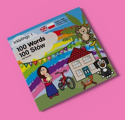 ICKLELINGO Polish English bilingual children's First Words book