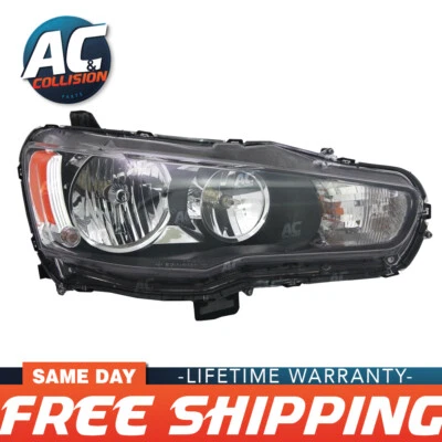 Farol TYC lado direito do passageiro para 09 10 11 12 13 14 Mitsubishi Lancer destro - Imagem 1 de 4