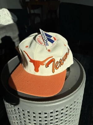Lana SnapBack vintage Apex One, Universidad de Texas deletreada, nuevo stock antiguo años 90 Foto 1 de 4