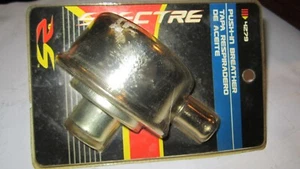 SPECTRE P/N 4279 PUSH-IN, 5/8" TUBE BREATHER, 1" NECK, TRIPLE PLATED CHROME - Picture 1 of 5