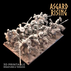 Bandit Riders Unit, RPG de fantasía DnD juegos de guerra caballería bandidos guerreros miniaturas - Imagen 1 de 3