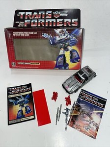 Vintage 1984 Transformers G1 Bluestreak 100% Complete w/ Box Hasbro