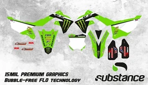 Graphics kit KAWASAKI KXF 450 KXF 250 2020 2021 2022 2023 KX450F KX250F STICKER - Picture 1 of 1