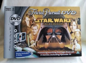 Parker Trivia Pursuit DVD Board Game Star Wars Saga Edition - Based on 6 Films - Picture 1 of 6