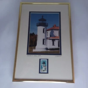 LIGHTHOUSE "ADMIRALTY HILL WASH" PHOTOGRAPH BY SHANKLIN PENCIL SIGNED COMM STAMP - Picture 1 of 3