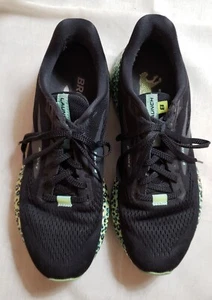 Brooks Launch 8 Damenschuhe 7,5 schwarz mit schwarz/grünem Gepard Wild Electric - Bild 1 von 18