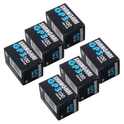 6 Rolls Shanghai Black & White GP3 135 x 100 B&W B/W Film 10/2026 Fresh - Image 1 of 4