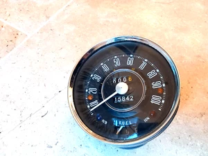 CLASSIC MINI COOPER 100 MPH WORKS SPEEDO SPEEDOMETER & TRIP RARE BMC MK1 DOWNTON - Bild 1 von 1