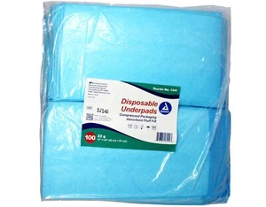Dynarex 1341 Disposable UnderPad, 17x24, 100 Count - 1 Pack - Picture 1 of 1